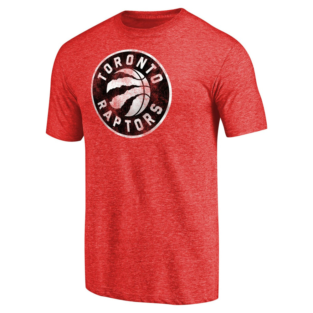 Toronto Raptors Distressed Team Logo Tri-Blend T-Shirt