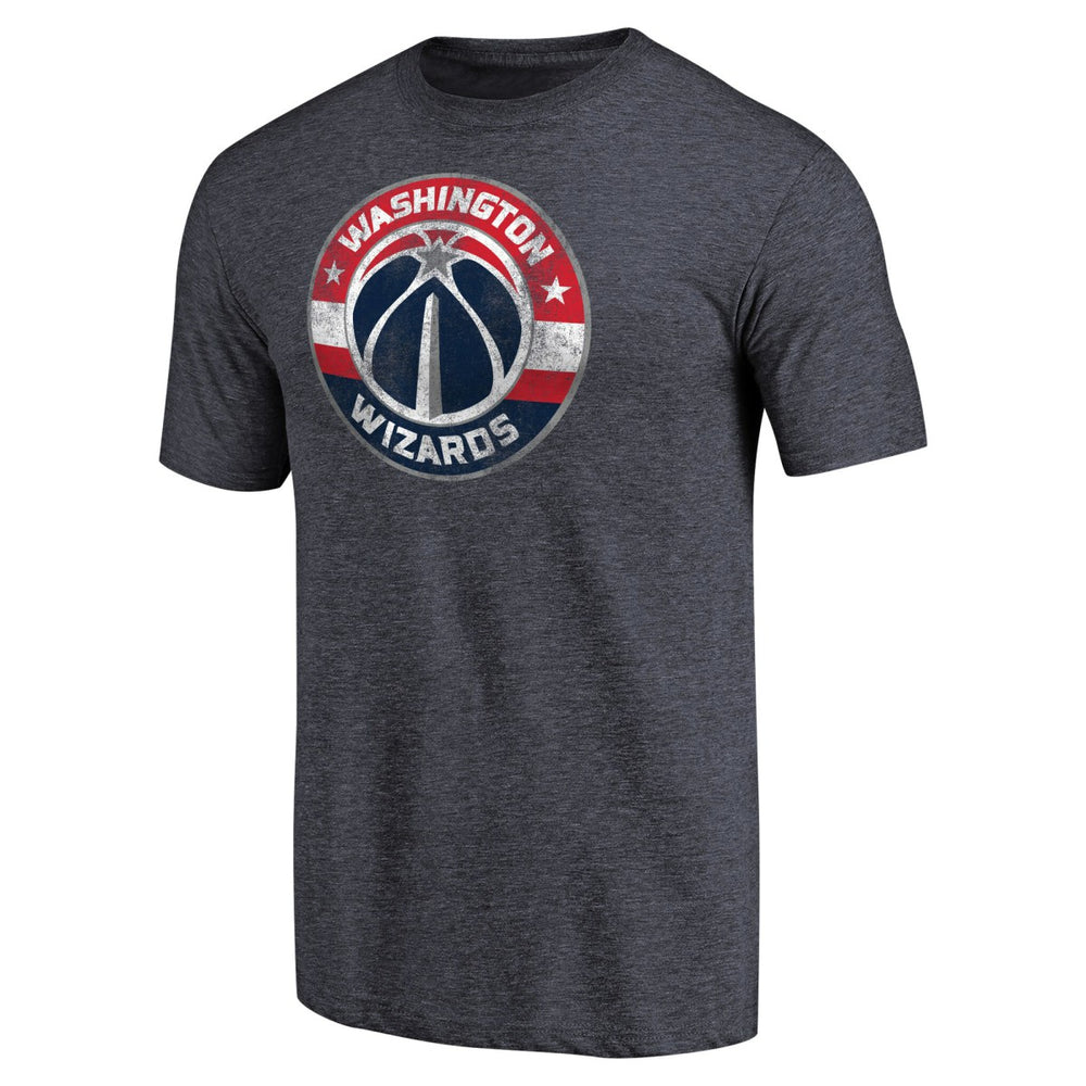 Washington Wizards Distressed Team Logo Tri-Blend T-Shirt