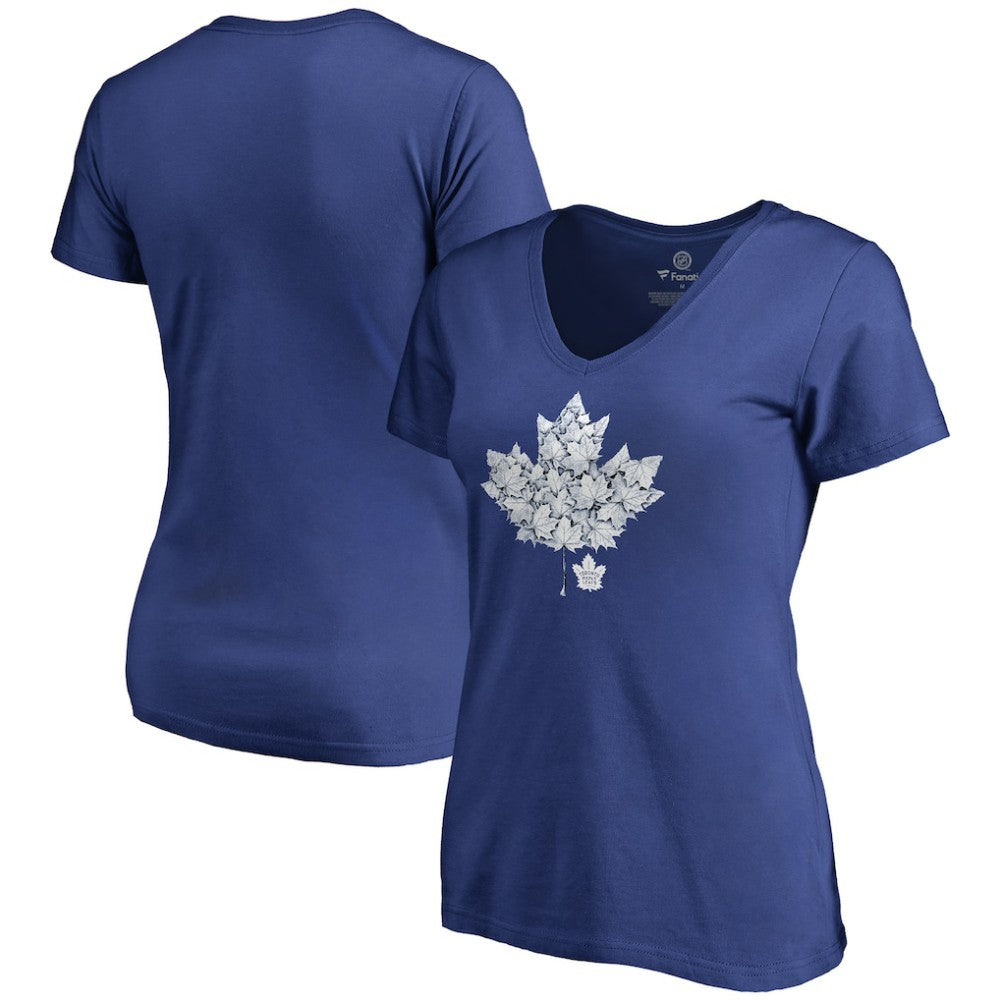 NHL Toronto Maple Leafs Women's Hometown Collection Leafs V-Neck T-Shirt