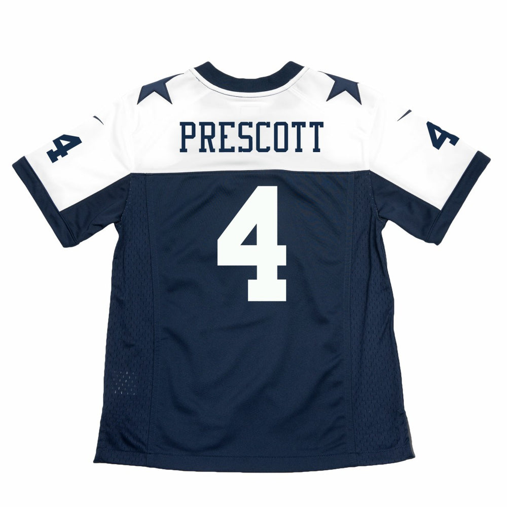 Dak Prescott  Youth Throwback Game Jersey - Dallas Cowboys Jerseys