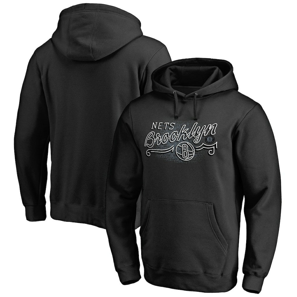 Brooklyn Nets Hometown Collection Neon Lights Pullover Hoodie