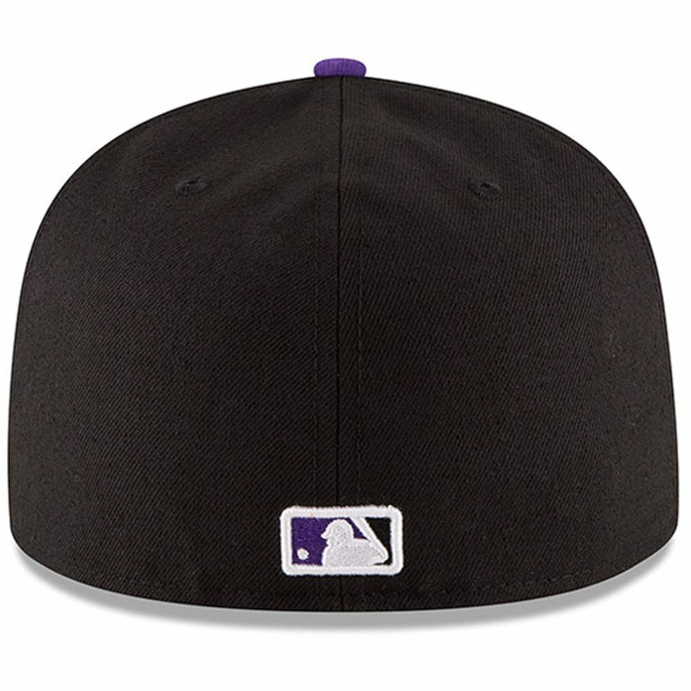 Black Colorado Rockies New Era Authentic Collection ON Field 59FIFTY Structured Hat