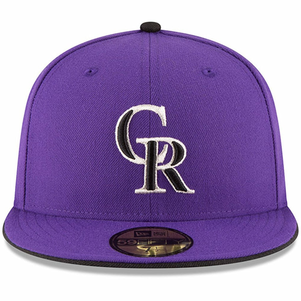 Purple Colorado Rockies New Era Authentic Collection ON Field 59FIFTY Structured Hat