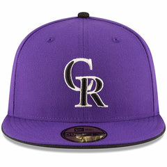 Purple Colorado Rockies New Era Authentic Collection ON Field 59FIFTY Structured Hat