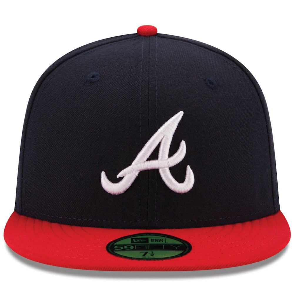 Navy/Red Atlanta Braves New Era Home Authentic Collection On-Field 59FIFTY Fitted Hat