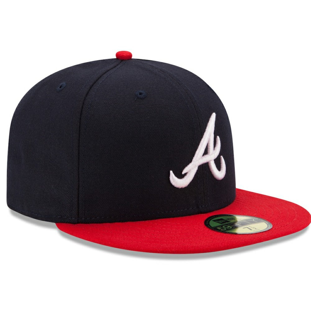 Navy/Red Atlanta Braves New Era Home Authentic Collection On-Field 59FIFTY Fitted Hat