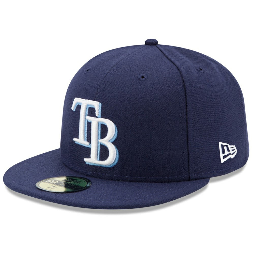 Navy Tampa Bay Rays New Era Game Authentic Collection On-Field 59FIFTY Fitted Hat