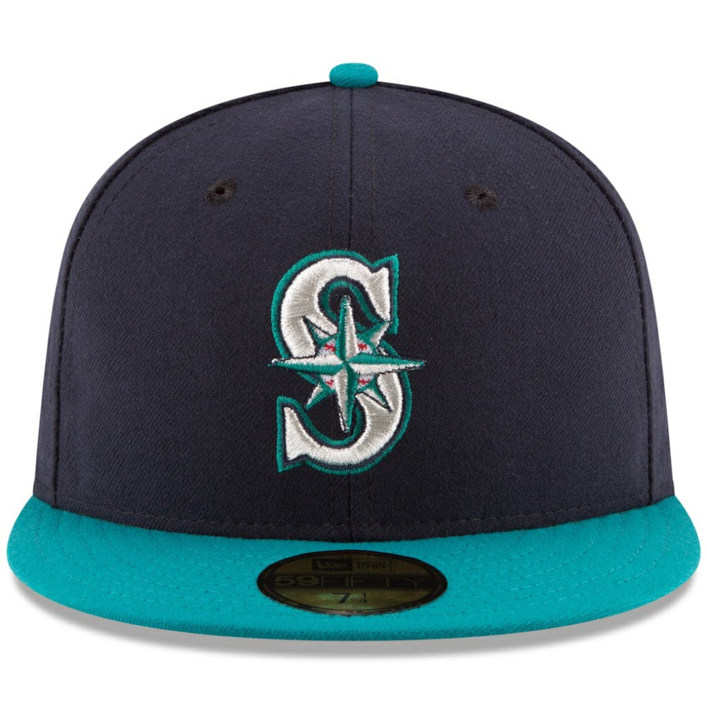 Navy/Teal Seattle Mariners New Era Alternate Authentic Collection On Field 59FIFTY Fitted Hat