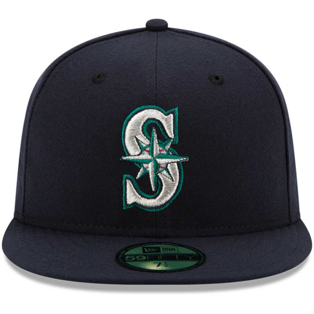 Navy Seattle Mariners New Era Authentic Collection On Field 59FIFTY Fitted Hat