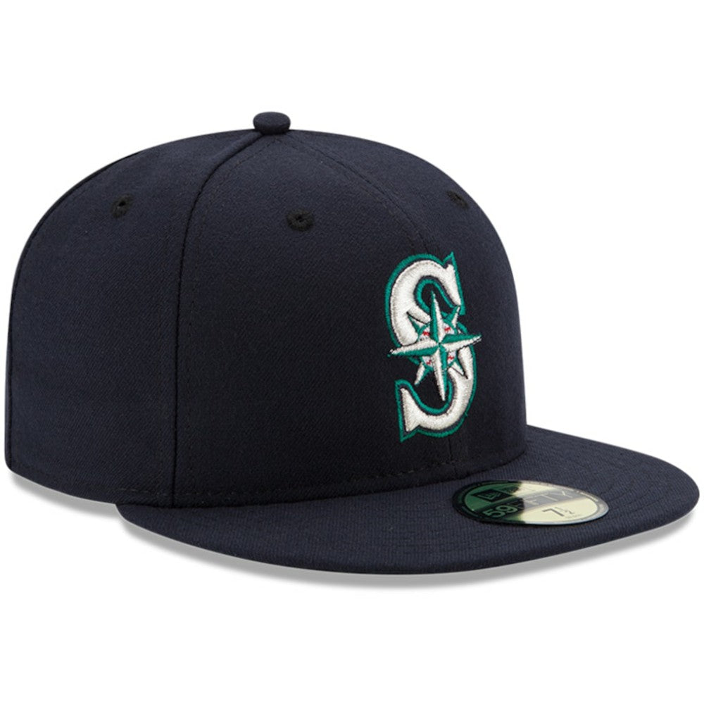 Navy Seattle Mariners New Era Authentic Collection On Field 59FIFTY Fitted Hat
