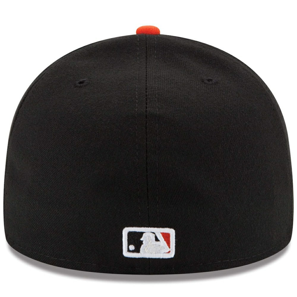 Black/Orange Baltimore Orioles New Era Alternate Authentic Collection On Field 59FIFTY Performance Fitted Hat
