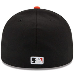 Black/Orange Baltimore Orioles New Era Alternate Authentic Collection On Field 59FIFTY Performance Fitted Hat