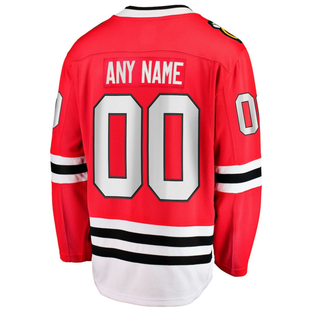 NHL Chicago Blackhawks Fanatics Home Breakaway Custom Jersey