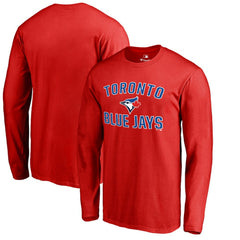 Red Toronto Blue Jays Wordmark Long Sleeve T-Shirt