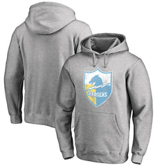 Throwback Logo Pullover Hoodie - Los Angeles Chargers Hoodies