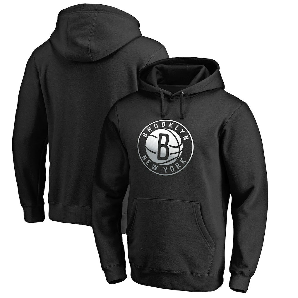 Brooklyn Nets Gradient Logo Pullover Hoodie