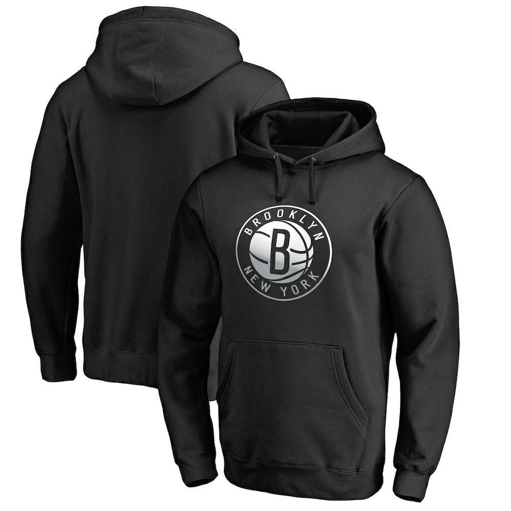 Brooklyn Nets Gradient Logo Pullover Hoodie
