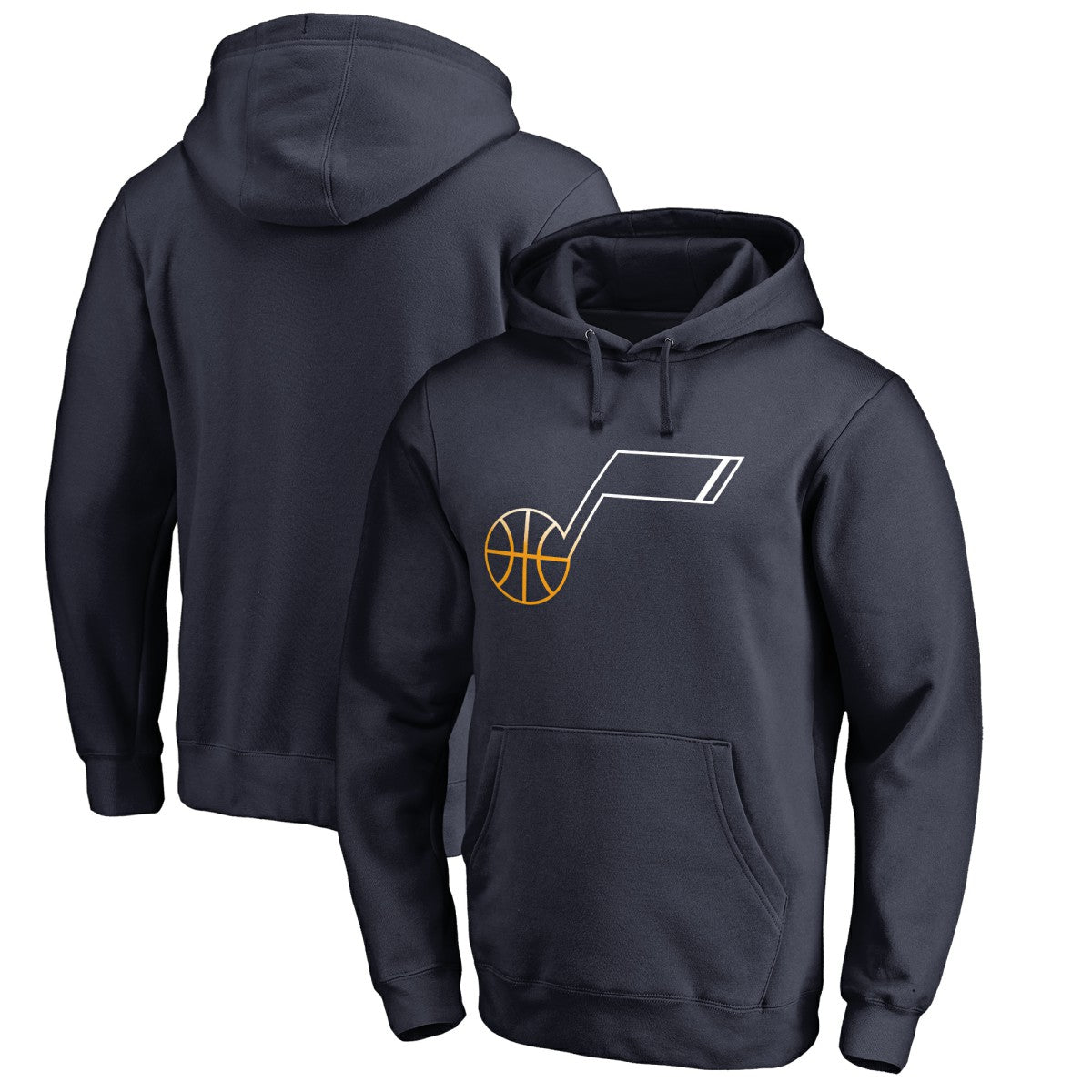 Utah Jazz Gradient Logo Pullover Hoodie