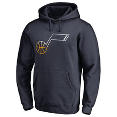 Utah Jazz Gradient Logo Pullover Hoodie