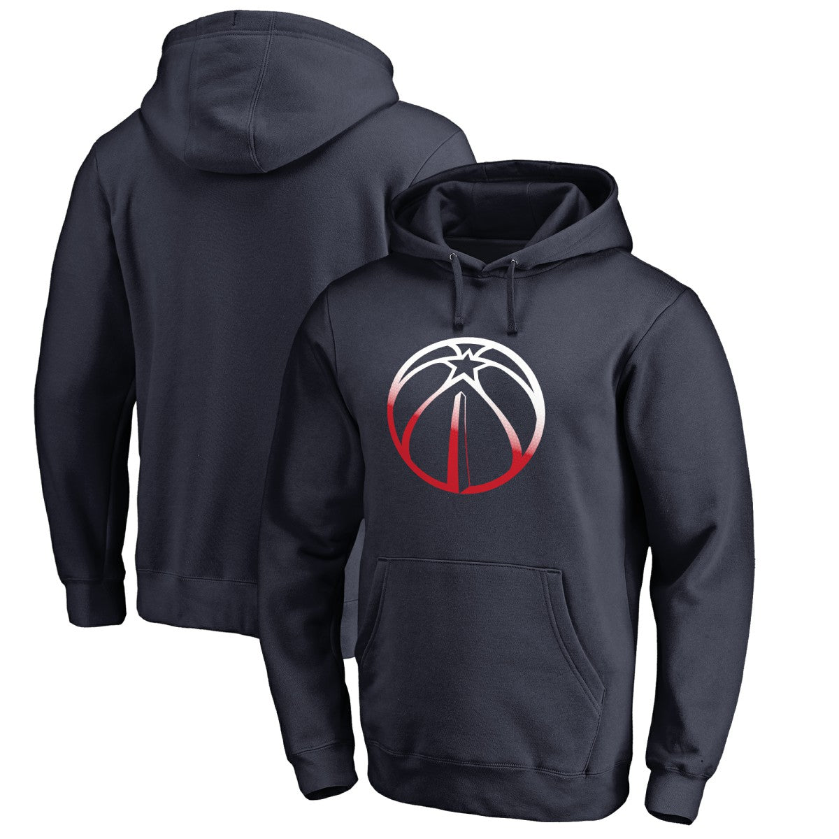 Washington Wizards Gradient Logo Pullover Hoodie