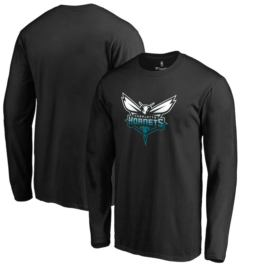 Charlotte Hornets Gradient Logo Long Sleeve T-Shirt