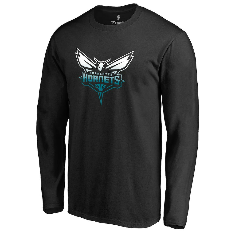 Charlotte Hornets Gradient Logo Long Sleeve T-Shirt