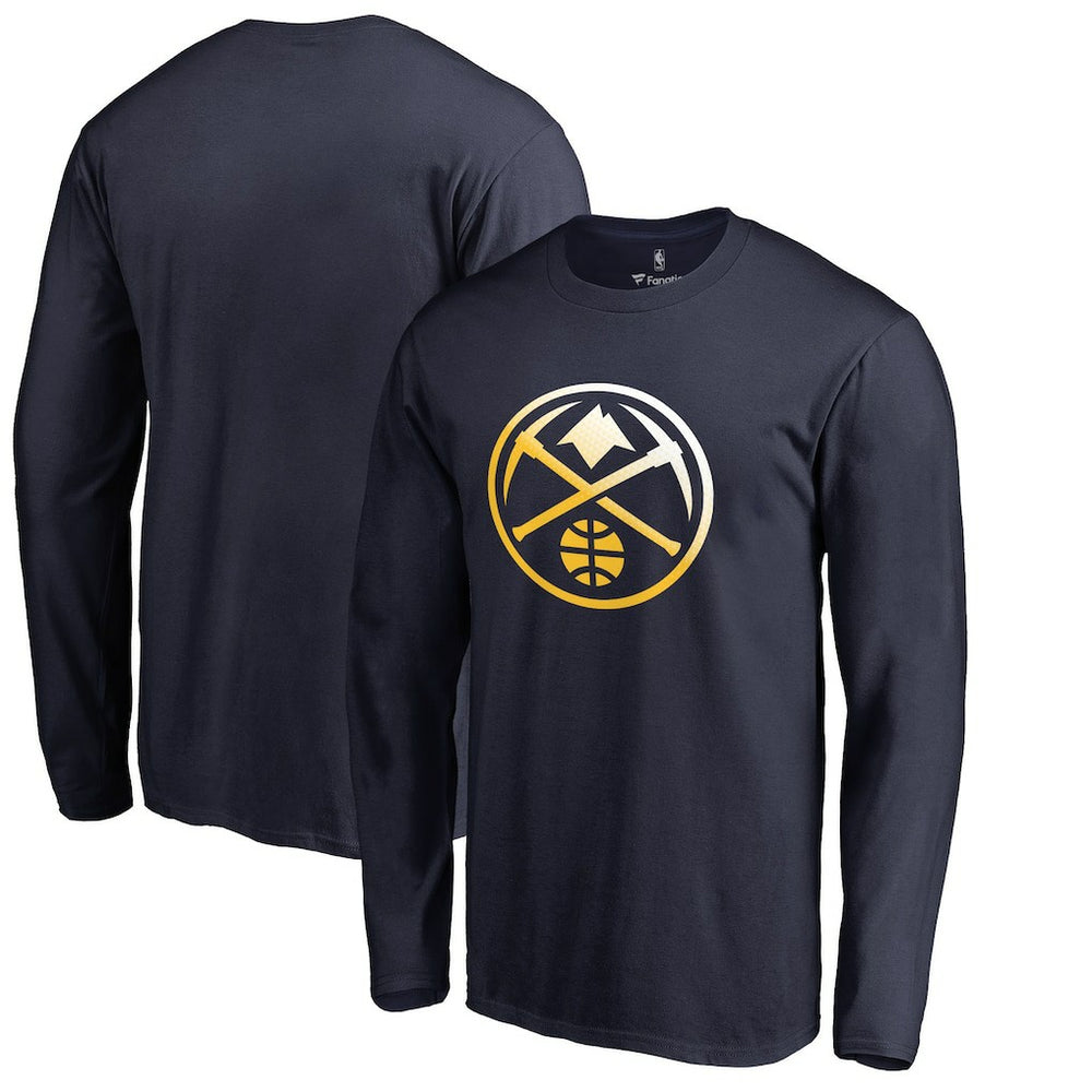 Denver Nuggets Gradient Logo Long Sleeve T-Shirt sale