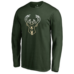 Milwaukee Bucks Gradient Logo Long Sleeve T-Shirt