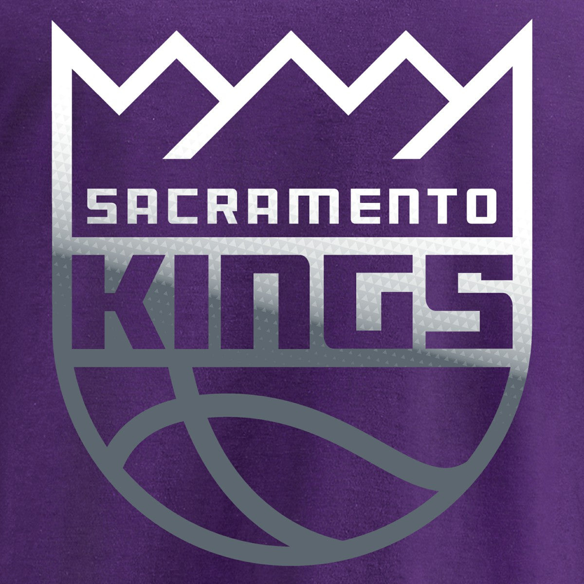 Sacramento Kings Gradient Logo Long Sleeve T-Shirt