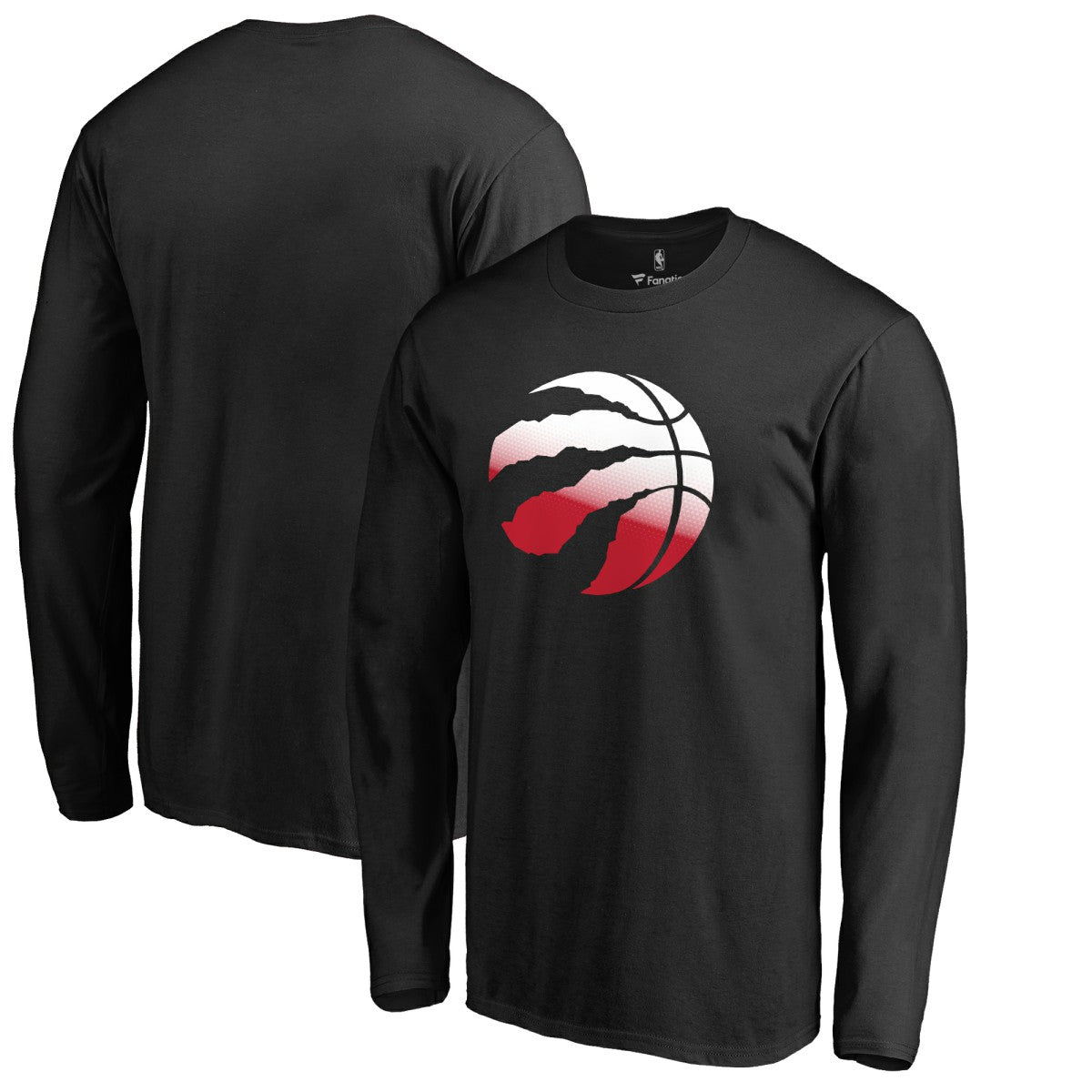 Toronto Raptors Gradient Logo Long Sleeve T-Shirt