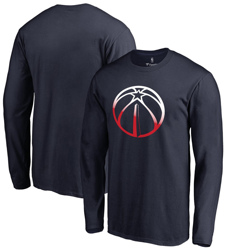 Washington Wizards Gradient Logo Long Sleeve T-Shirt