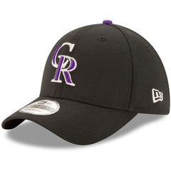 Black Colorado Rockies New Era Game Team Classic 39THIRTY Flex Hat