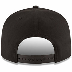 New Era Atlanta Hawks Black & White Logo 9FIFTY Adjustable Snapback Hat