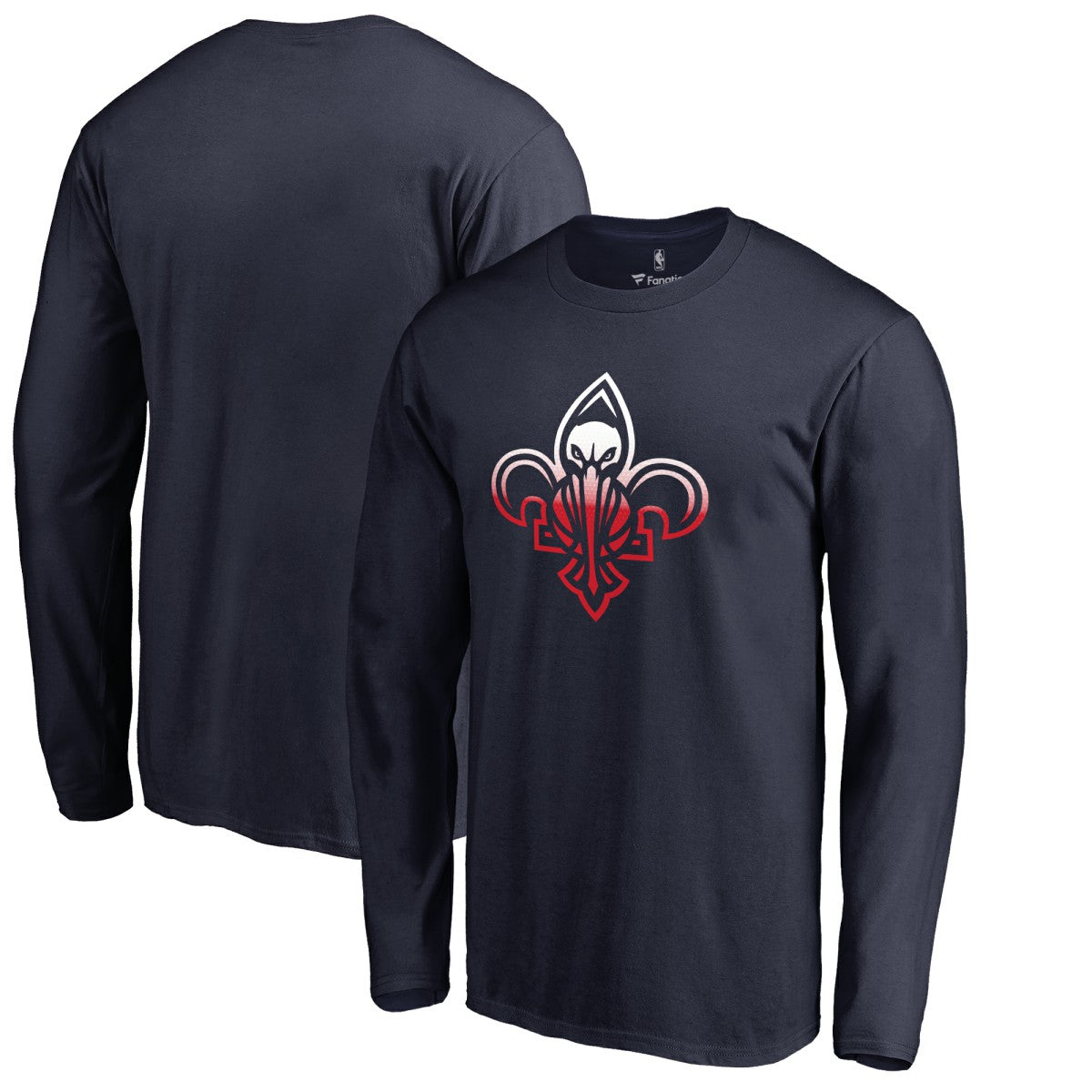 New Orleans Pelicans Gradient Logo Long Sleeve T-Shirt