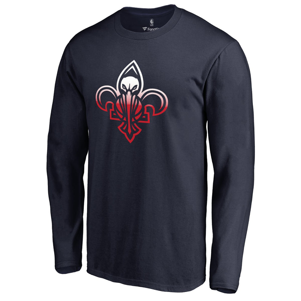 New Orleans Pelicans Gradient Logo Long Sleeve T-Shirt