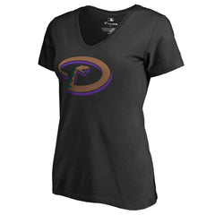 Black Arizona Diamondbacks Women's Cooperstown Collection Forbes T-Shirt