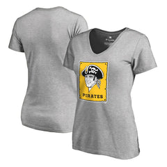 Ash Pittsburgh Pirates Women's Cooperstown Collection Forbes T-Shirt