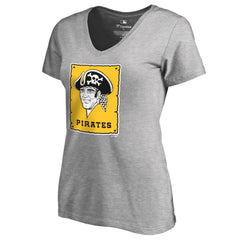 Ash Pittsburgh Pirates Women's Cooperstown Collection Forbes T-Shirt