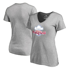 Ash Texas Rangers Women's Cooperstown Collection Forbes T-Shirt