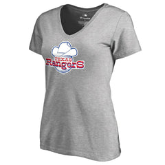 Ash Texas Rangers Women's Cooperstown Collection Forbes T-Shirt