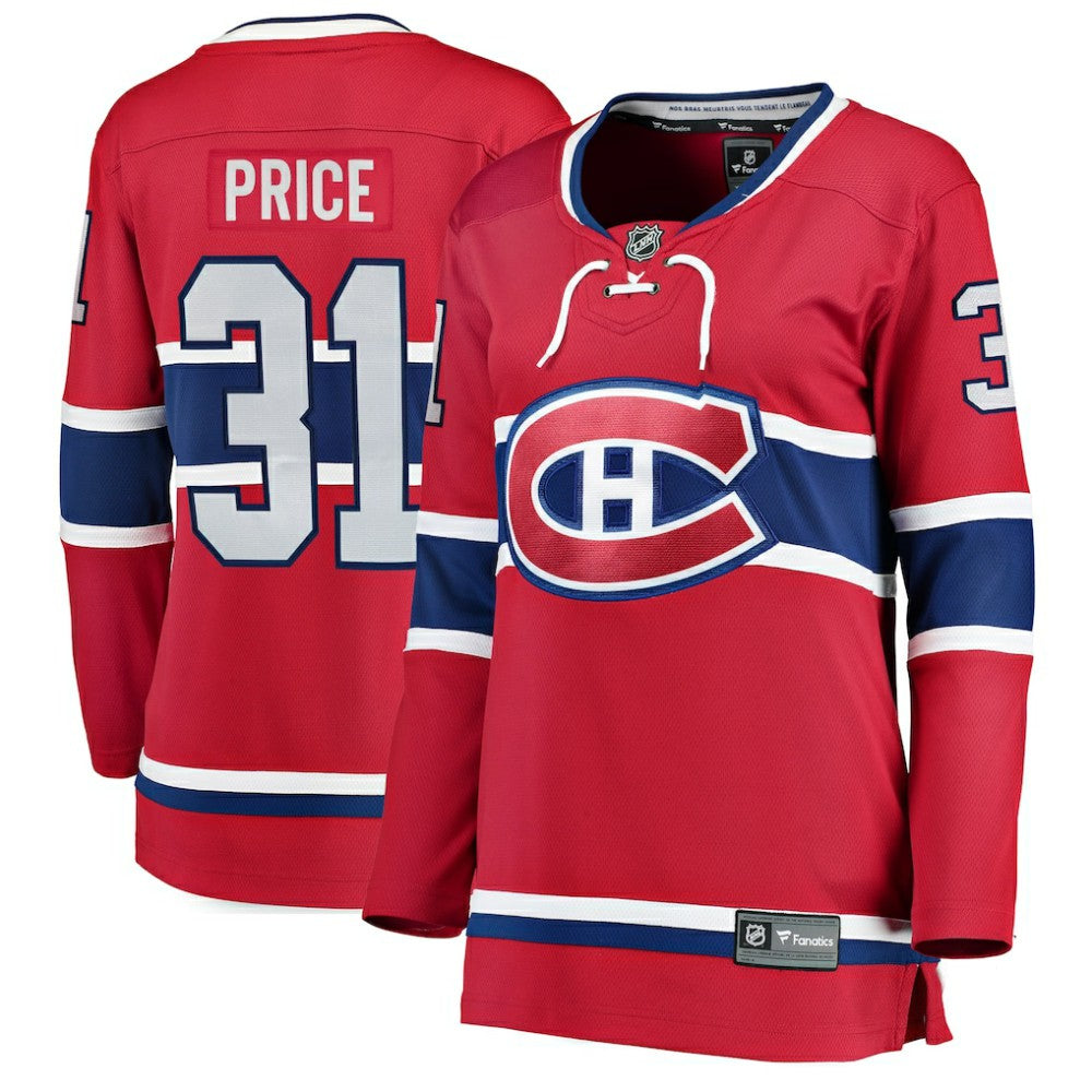 NHL Carey Price Montreal Canadiens Fanatics Women's Home Breakaway Jersey