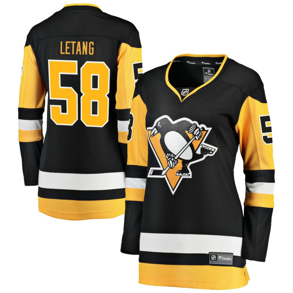 NHL Kris Letang Pittsburgh Penguins Fanatics Women's Home Breakaway Jersey