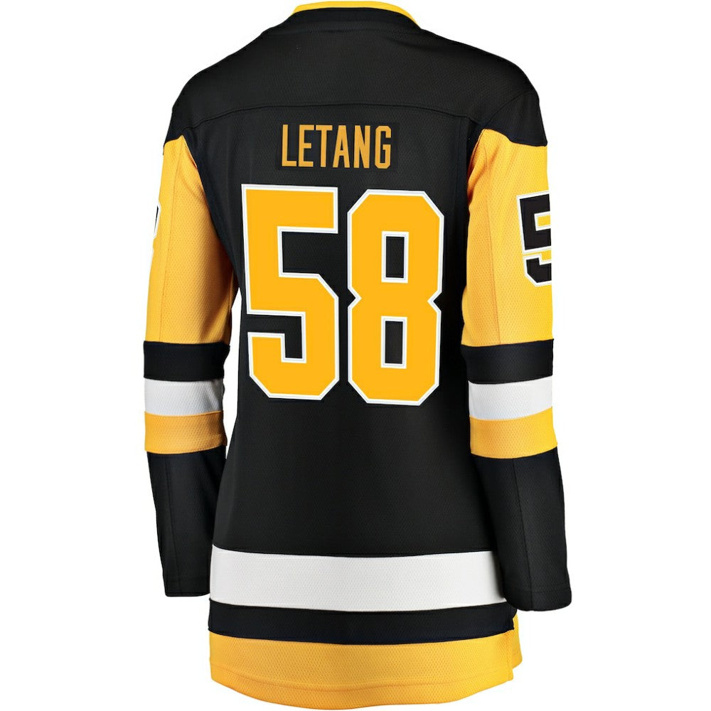 NHL Kris Letang Pittsburgh Penguins Fanatics Women's Home Breakaway Jersey