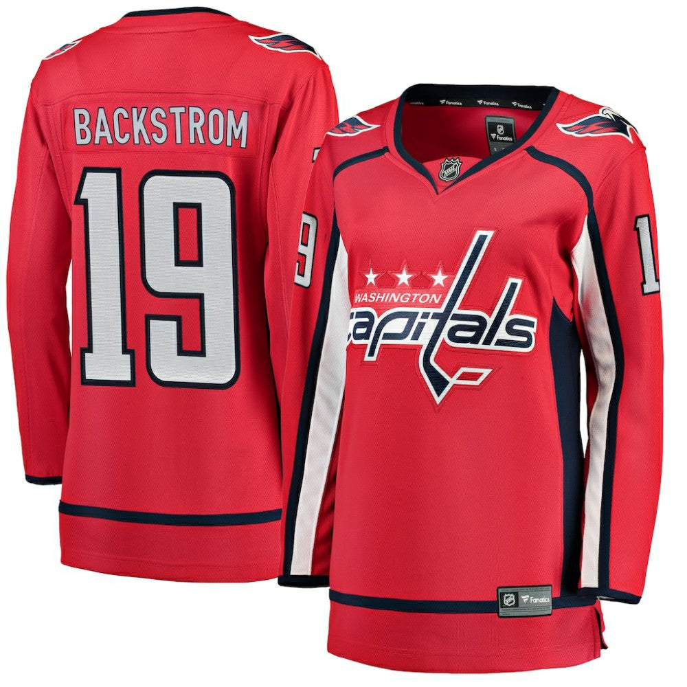 NHL Nicklas Backstrom Washington Capitals Fanatics Women's Home Breakaway Jersey