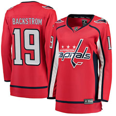 NHL Nicklas Backstrom Washington Capitals Fanatics Women's Home Breakaway Jersey