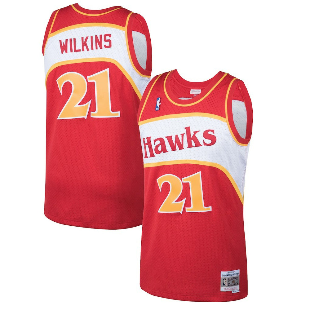 Mitchell & Ness Dominique Wilkins Atlanta Hawks 1986/87 Hardwood Classics Swingman Jersey