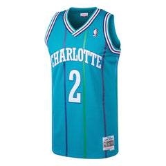 Mitchell & Ness Larry Johnson Charlotte Hornets 1992/93 Hardwood Classics Swingman Jersey