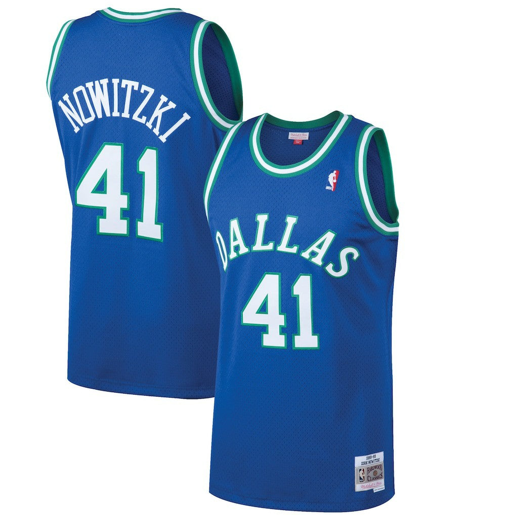 Mitchell & Ness Dirk Nowitzki Dallas Mavericks 1998/99 Hardwood Classics Swingman Jersey sale