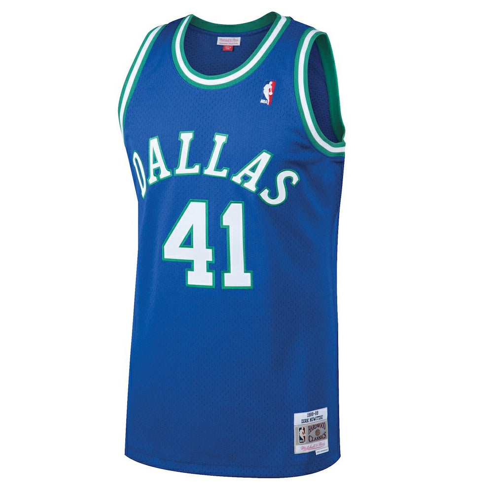 Mitchell & Ness Dirk Nowitzki Dallas Mavericks 1998/99 Hardwood Classics Swingman Jersey sale