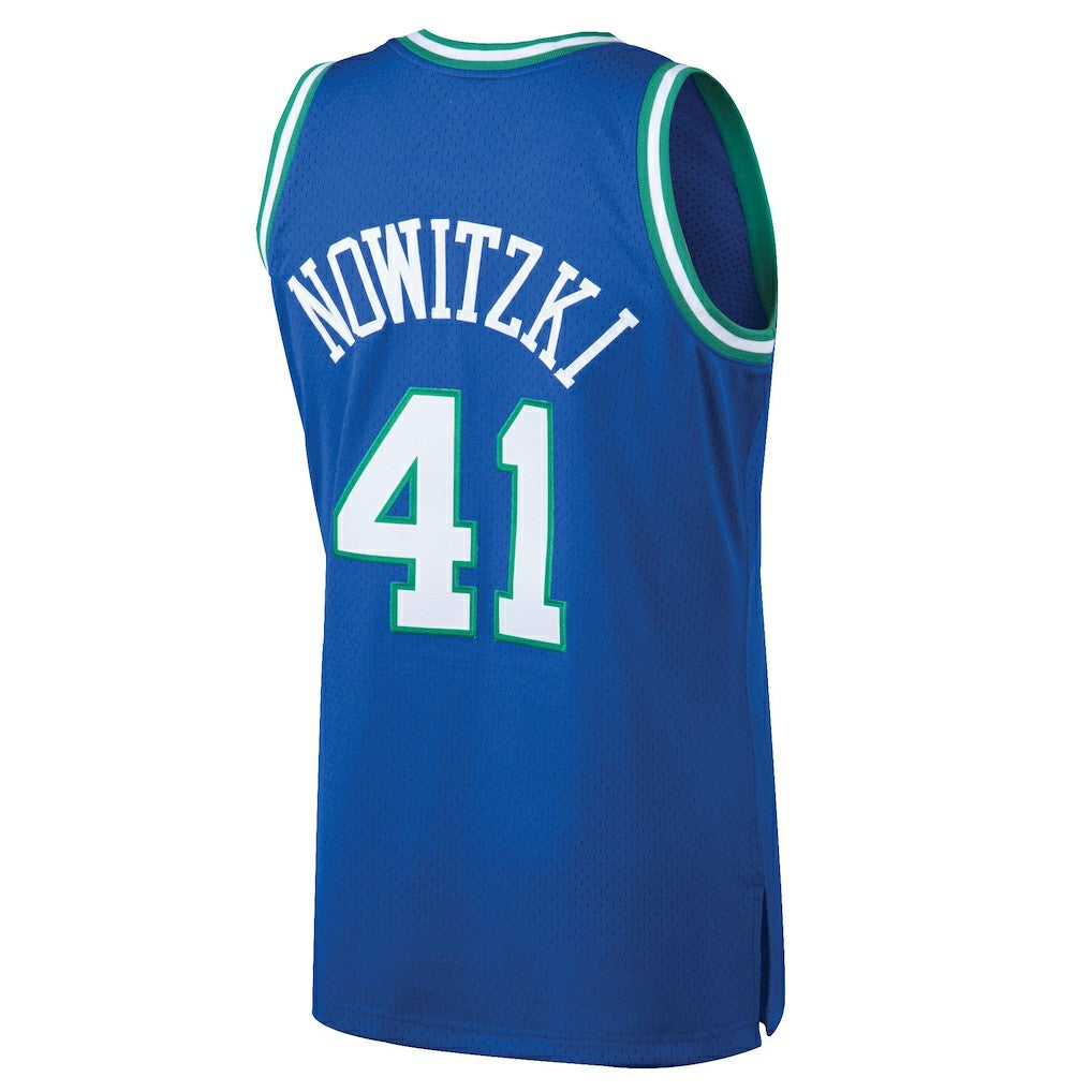 Mitchell & Ness Dirk Nowitzki Dallas Mavericks 1998/99 Hardwood Classics Swingman Jersey sale